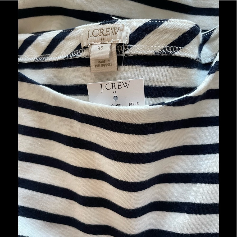 New - dark navy/black and crew neck knit top - Picture 2 of 4